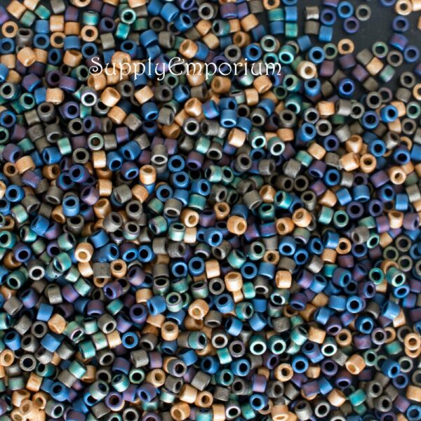 Delica Bead Mix, Exclusive Seaside Sunset Miyuki 11/0 Delica Mix 5, 5 Grams