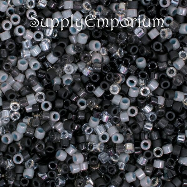 Delica Bead Mix, Exclusive Peppered 11/0 Delica Mix 11, 5 Grams
