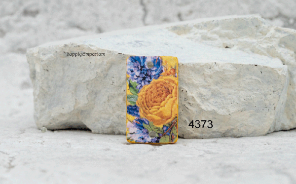Polymer Clay Image Transfer 2-Hole Connector, 1 Piece, Style 4373 4376 - Image 3