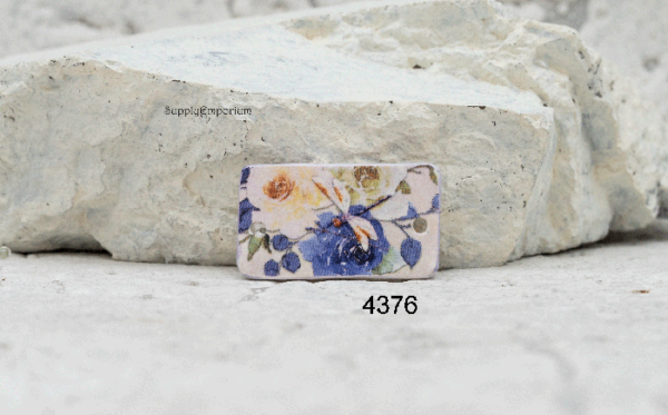Polymer Clay Image Transfer 2-Hole Connector, 1 Piece, Style 4373 4376 - Image 5