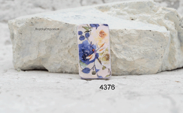 Polymer Clay Image Transfer 2-Hole Connector, 1 Piece, Style 4373 4376 - Image 4