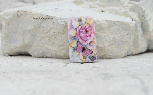 Polymer Clay Image Transfer 2-Hole Connector, 1 Piece, Style 4375 4380 - Image 5
