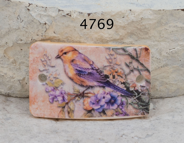 Polymer Clay Bird Image 2-Hole Connector, 1 Piece, Style Choice - Image 4