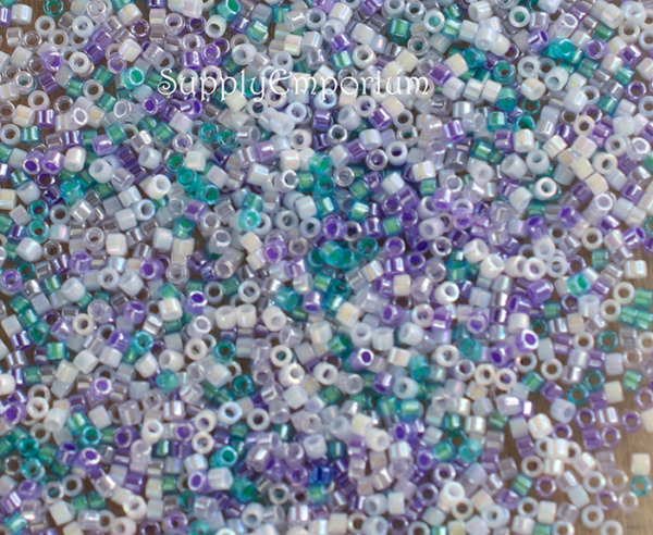 Delica Bead Mix, Exclusive 11/0 Delica Mix 77 Princess, 5 Grams - Image 2