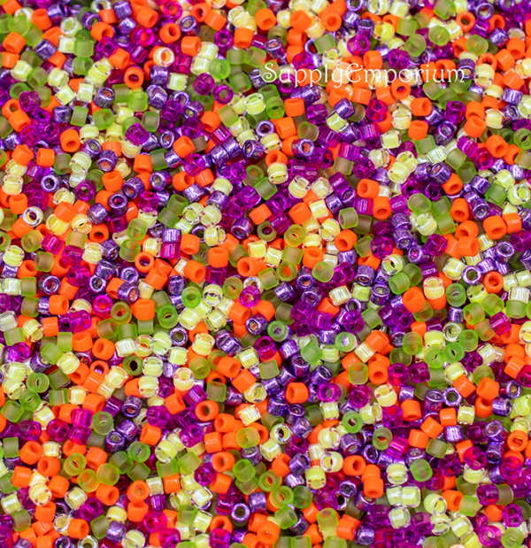 Delica Bead Mix, Exclusive 11/0 Delica Mix 84 Pizzazz, 5 Grams