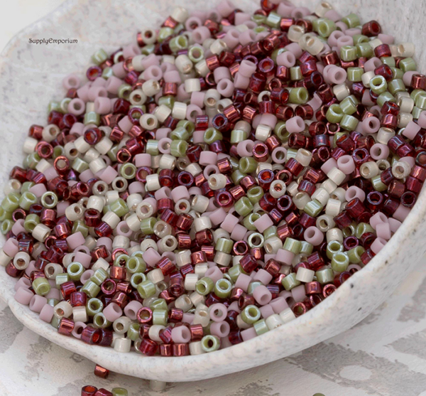Delica Bead Mix, Exclusive 11/0 Delica Mix 95 Vineyard, 5 Grams - Image 3