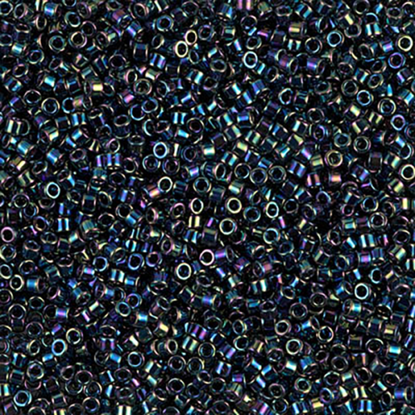 DB5 Metallic Variegated Blue Iris Delica 11/0 - Quantity: 5 grams