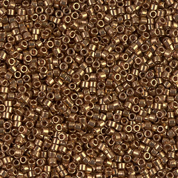 DB22L Met Lt Bronze Delica 11/0 - Quantity: 5 grams