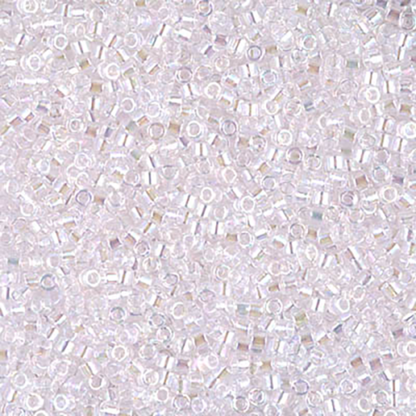 DB82 Transparent Pale Pink AB 11/0 - Quantity: 5 grams