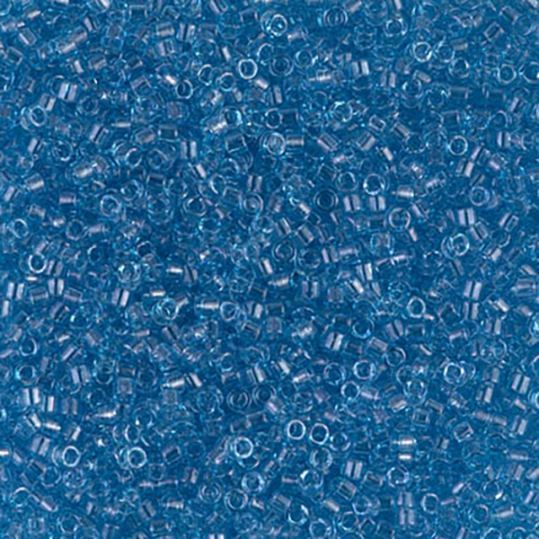 DB113 Transparent Blue Luster Delica 11/0 - Quantity: 5 grams