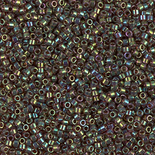 DB122 Rootbeer Gold Luster Delica 11/0 - Quantity: 5 grams