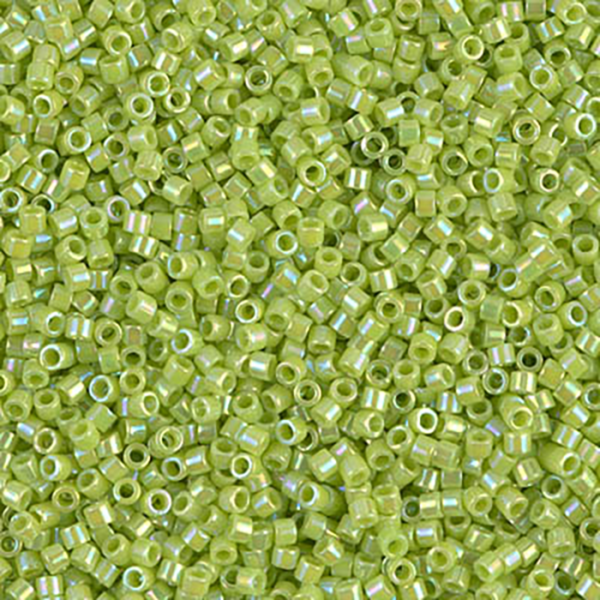 DB169 Opaque Chartreuse AB 11/0 - Quantity: 5 grams