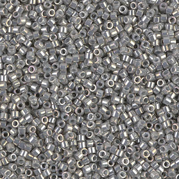 DB251 Opaque Smoke Gray Luster 11/0 - Quantity: 5 grams