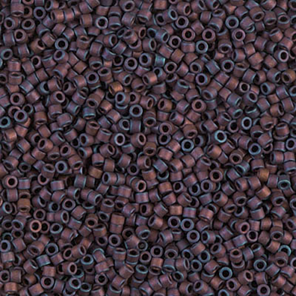 DB312 Matte Metallic Dark Raspberry Iris 11/0 - Quantity: 5 grams