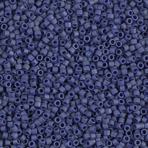 DB377 Matte Metallic Royal Blue 11/0 Miyuki Delica beads metallic royal blue cylinder seed beads 5 grams