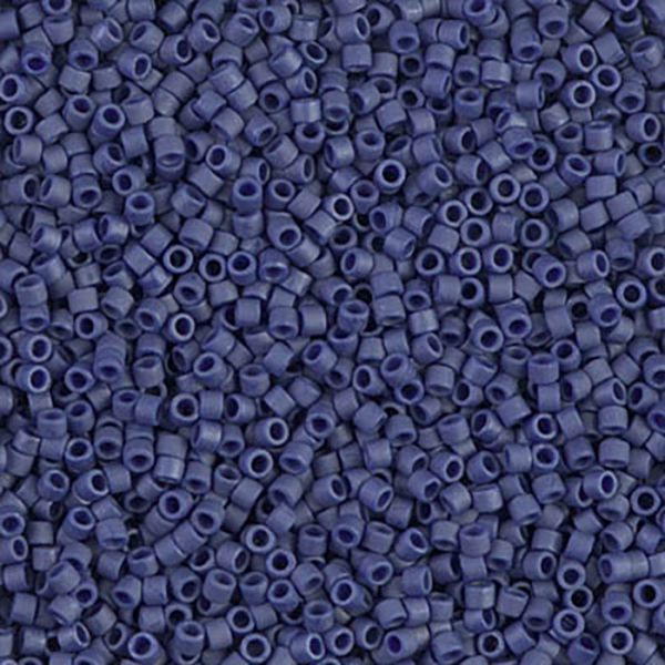DB377 Matte Metallic Royal Blue Delica 11/0 - Quantity: 5 grams