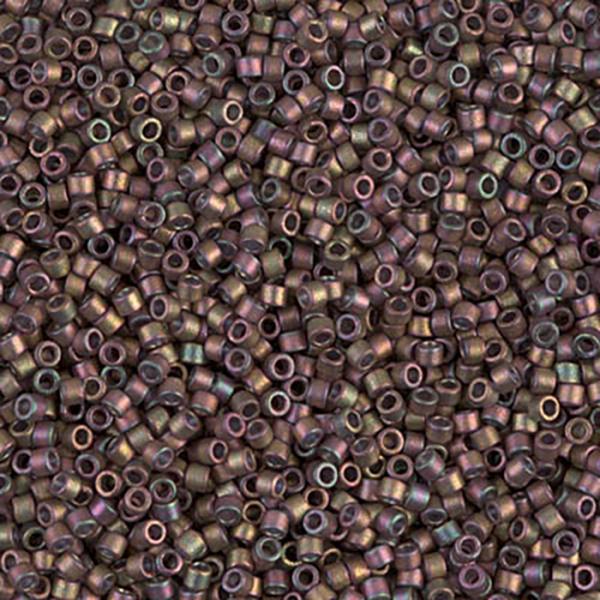 DB380 Matte Metallic Khaki Iris Delica 11/0 - Quantity: 5 grams