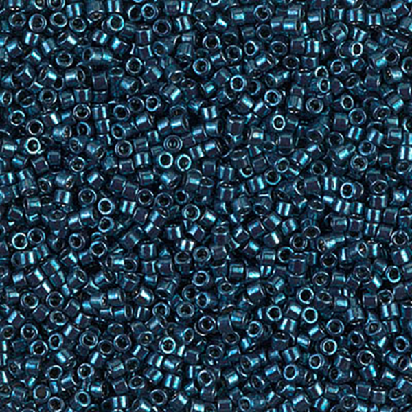 DB459 Galv Midnight Aqua Delica 11/0 - Quantity: 5 grams