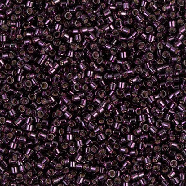 DB611 Silver Lined Wine 11/0 - Quantity: 5 grams
