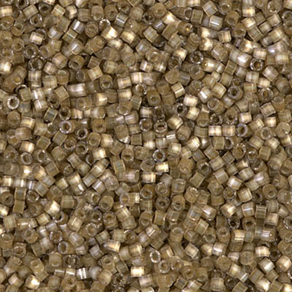 DB671 Var. Silk Taupe Satin Delica 11/0 - Quantity: 5 grams