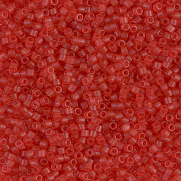 DB779 Dyed Semi Frosted Transparent Watermelon 11/0 - Quantity: 5 grams