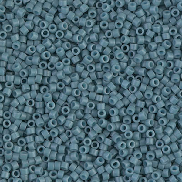 DB792 Dyed Semi Frosted Opaque Shale Delica 11/0 - Quantity: 5 grams