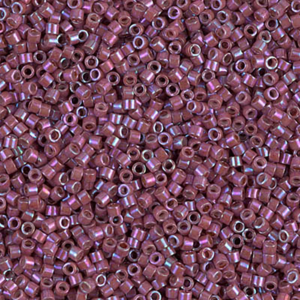 DB1015 Metallic Raspberry Gold Iris 11/0 Miyuki Delica beads metallic raspberry purple cylinder seed beads 5 grams