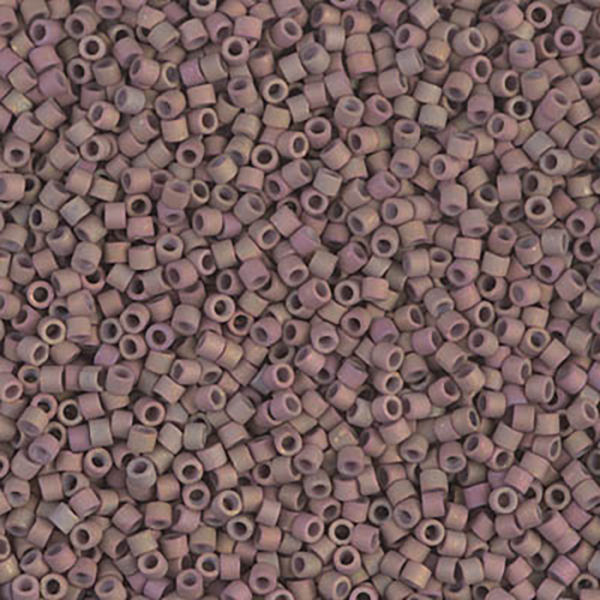 DB1061 Matte Metallic Dusky Clay AB Delica 11/0 - Quantity: 5 grams