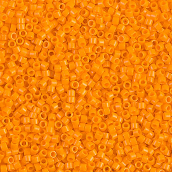 DB1133 Opaque Mandarin AB Delica 11/0 - Quantity: 5 grams