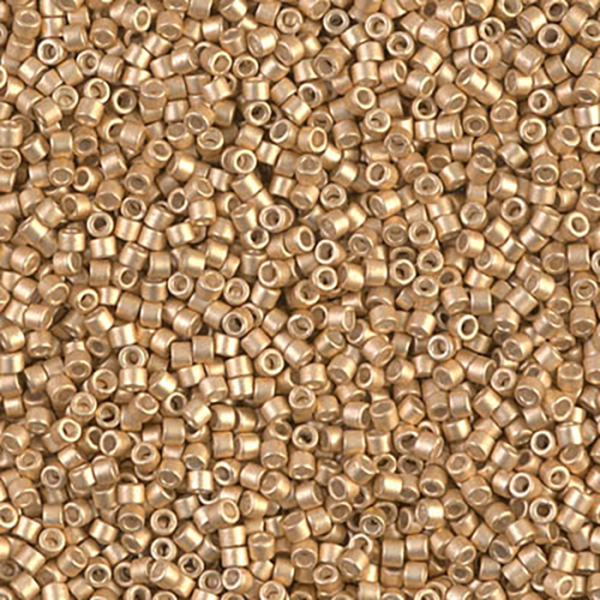 DB1153 Galvanized Semi Frosted Mead Delica 11/0 - Quantity: 5 grams