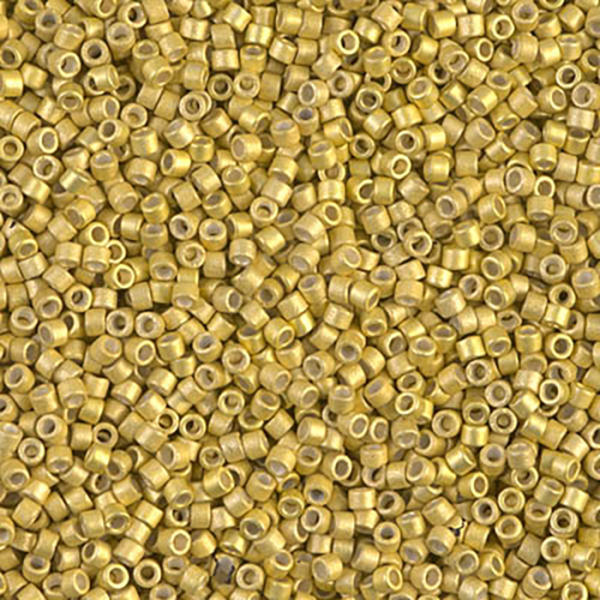 DB1154 Galvanized Semi Frosted Zest Delica 11/0 - Quantity: 5 grams