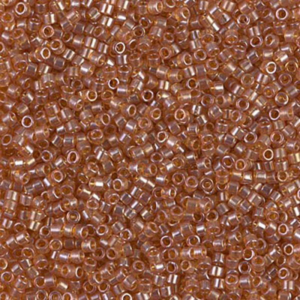 DB1221 Transparent Marigold Luster Delica 11/0 - Quantity: 5 grams