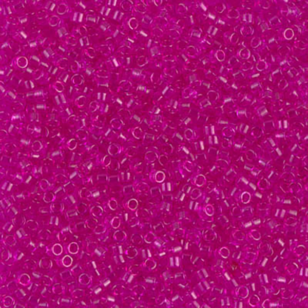 DB1310 Dyed Transparent Fuchsia Delica 11/0 - Quantity: 5 grams