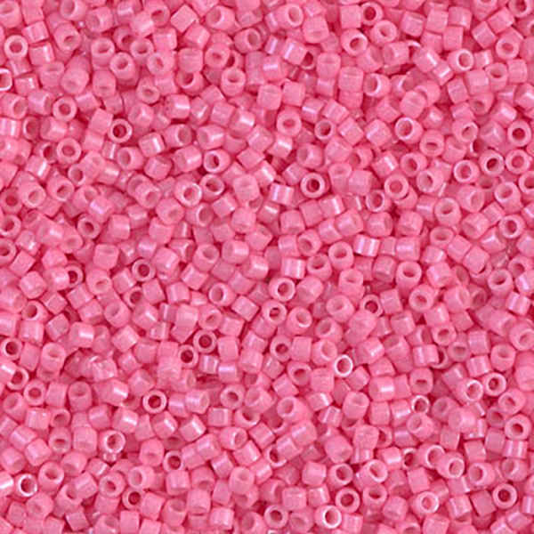 DB1371 Dyed Opaque Carnation Pink Delica 11/0 - Quantity: 5 grams