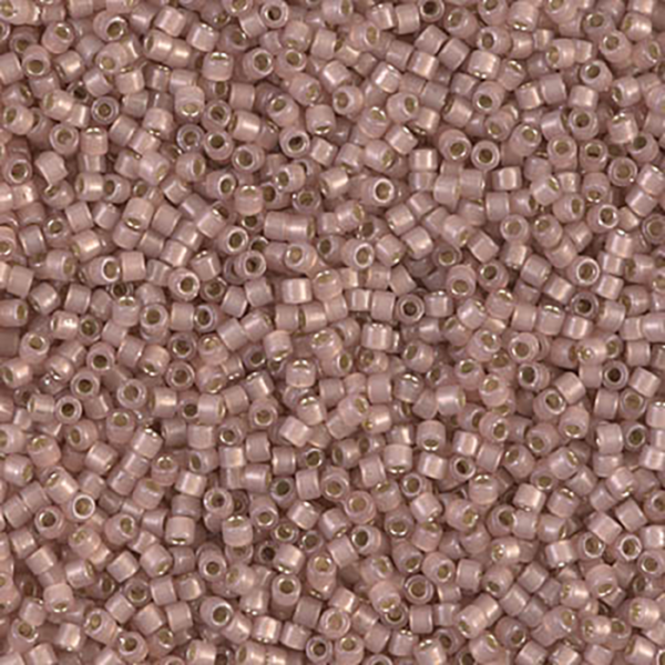 DB1459 Silver Lined Shell Opal Delica 11/0 - Quantity: 5 grams