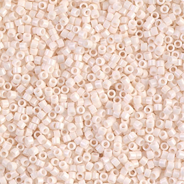 DB1490 Opaque Bisque White Delica 11/0 - Quantity: 5 grams