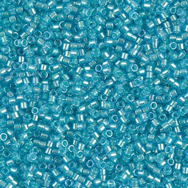 DB1708 Mint Pearl Ocean Blue Delica 11/0 - Quantity: 5 grams