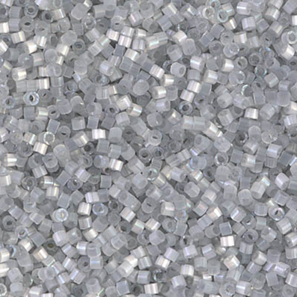 DB1816 Dyed Shadow Gray Silk Satin Delica 11/0 - Quantity: 5 grams