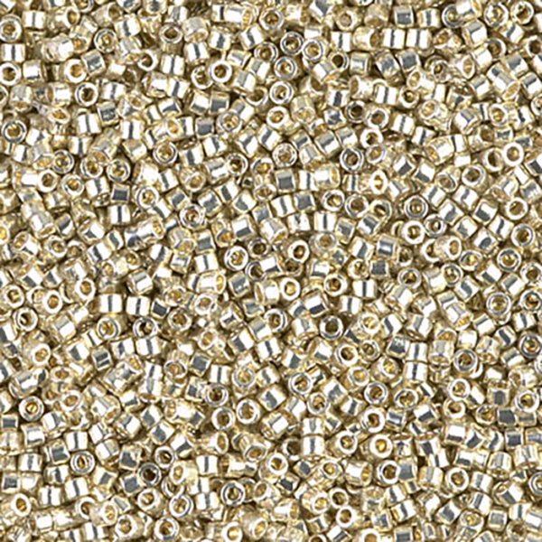 DB1831 Duracoat Galvanized Silver Delica 11/0 - Quantity: 5 grams