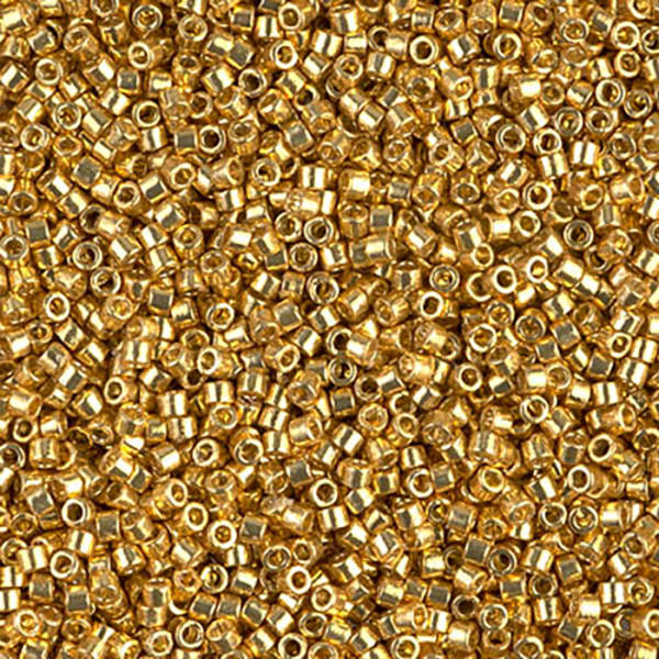 DB1832 Duracoat Galvanized Gold Delica 11/0 - Quantity: 5 grams