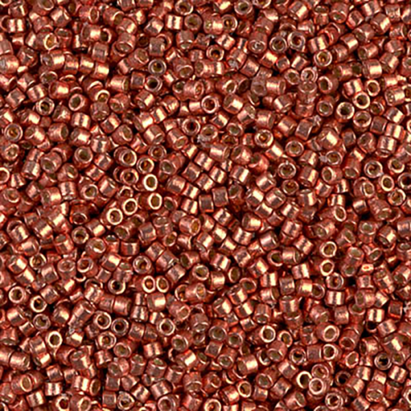DB1837 Duracoat Galvanized Pink Blush Delica 11/0 - Quantity: 5 grams
