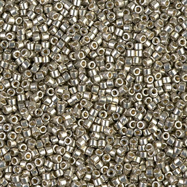 DB1851 Duracoat Galvanized Light Pewter Delica 11/0 - Quantity: 5 grams