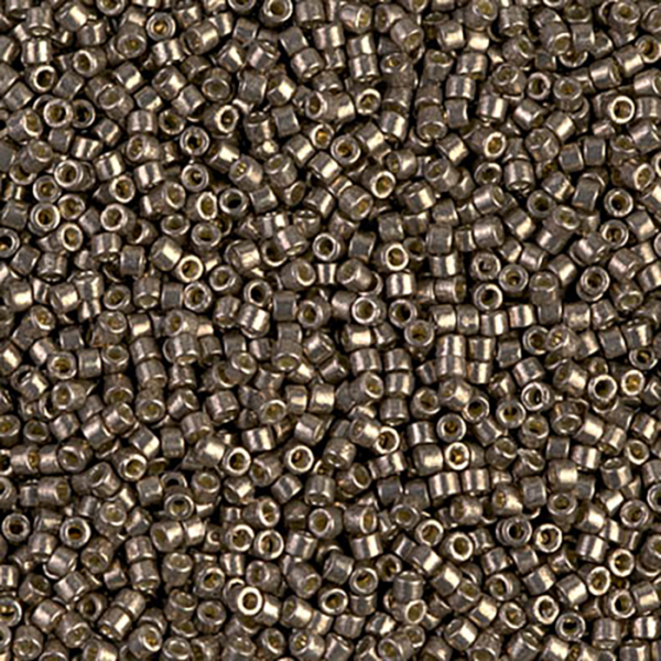 DB1852 Duracoat Galvanized Pewter Delica 11/0 - Quantity: 5 grams