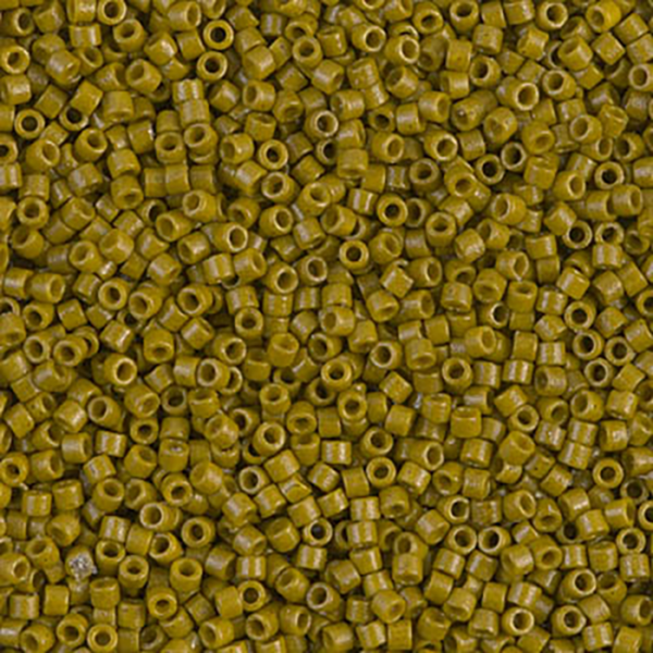 DB2141 Duracoat Opaque Spanish Olive Delica 11/0 - Quantity: 5 grams