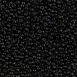 11/0 black miyuki seed beads 11-401