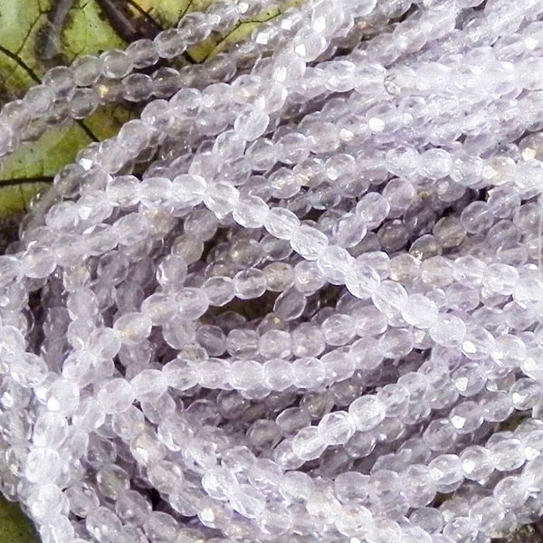 4mm Marbled Gold Alexandrite Czech Fire Polish Round - 50 Pieces - 1450