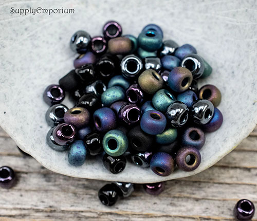 6/0 Mystique 6 Mixed Brands Seed Bead Mix - Quantity: 16 Grams - 1494R