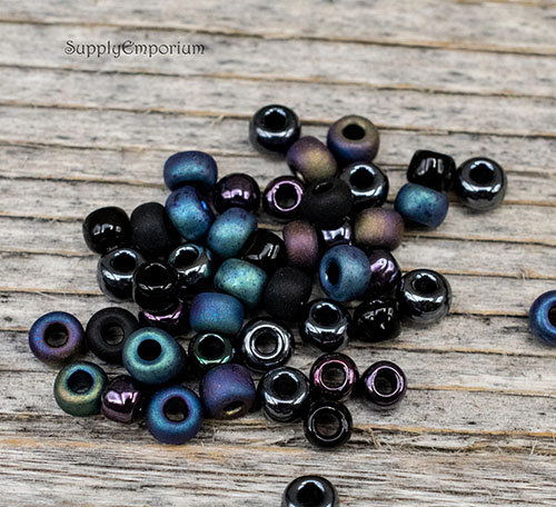 6/0 Mystique 6 Mixed Brands Seed Bead Mix - Quantity: 16 Grams - 1494R - Image 3