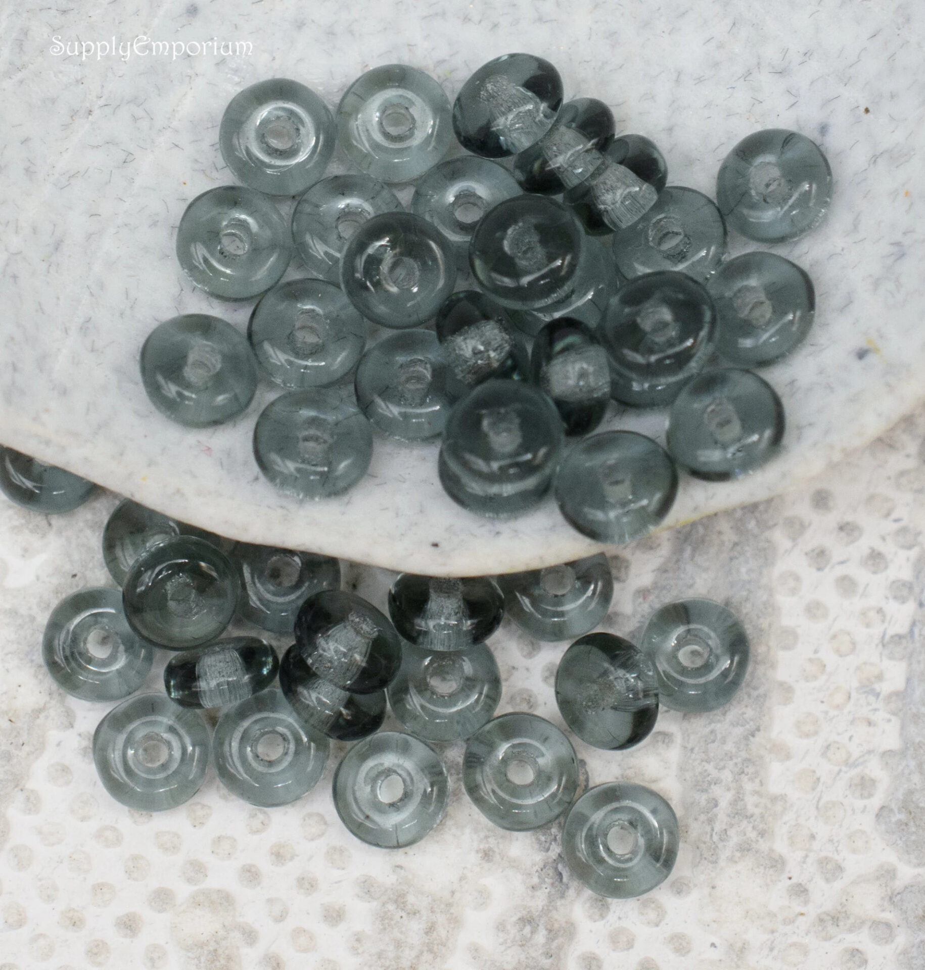 4mm Montana Blue Czech Rondelle - 50 Pieces - 3766R