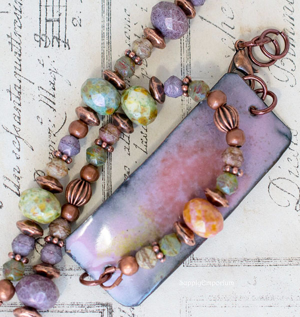 4mm Grape Apricot Willow Mix Czech English Cut Round - 50 Pieces - 4111 - Image 3